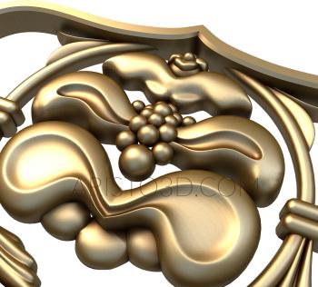 Symmetrycal onlays (NKS_0908) 3D model for CNC machine